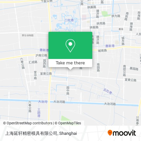 上海延轩精密模具有限公司 map