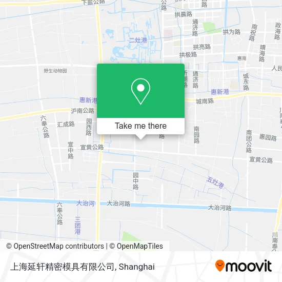上海延轩精密模具有限公司 map