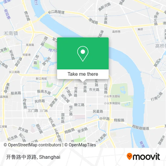 开鲁路中原路 map