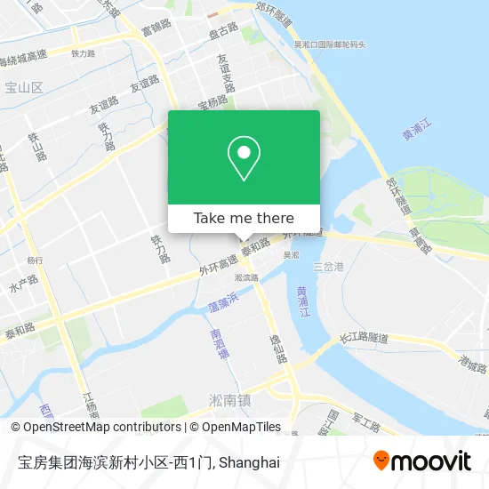 宝房集团海滨新村小区-西1门 map