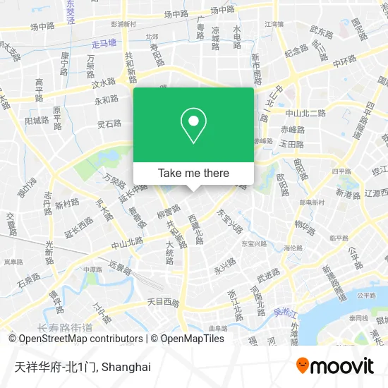天祥华府-北1门 map