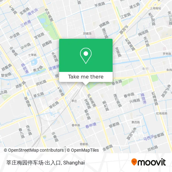 莘庄梅园停车场-出入口 map