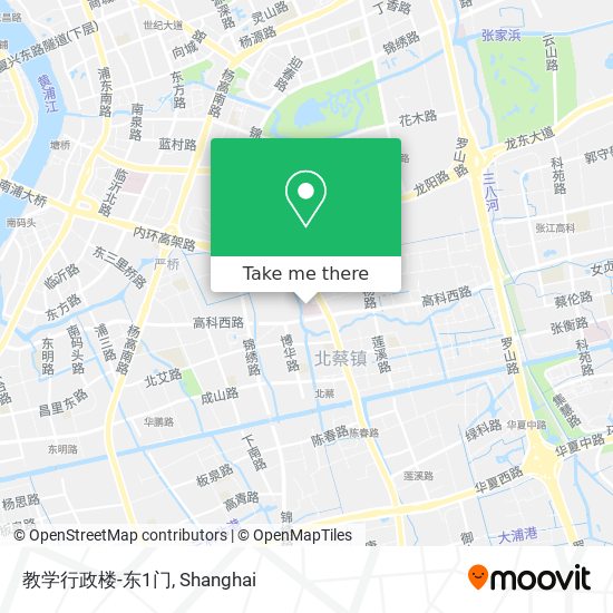 教学行政楼-东1门 map