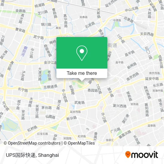 UPS国际快递 map