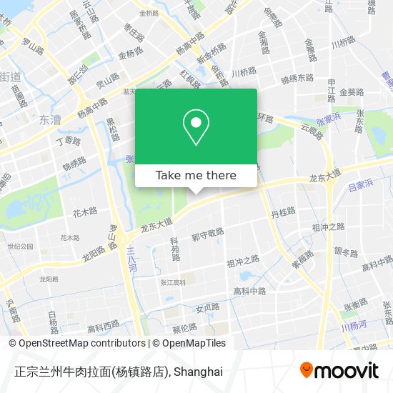 正宗兰州牛肉拉面(杨镇路店) map