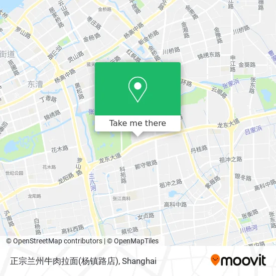 正宗兰州牛肉拉面(杨镇路店) map