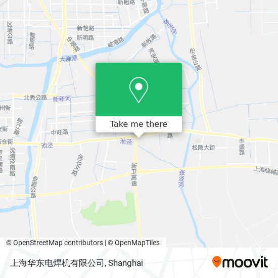 上海华东电焊机有限公司 map