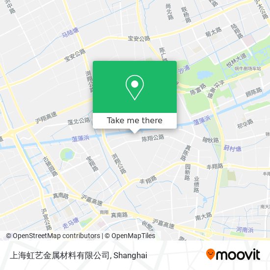 上海虹艺金属材料有限公司 map