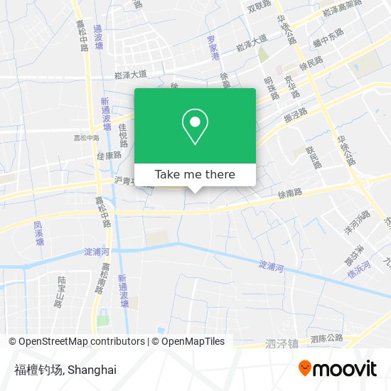 福檀钓场 map