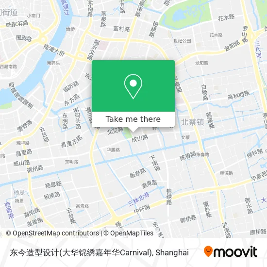 东今造型设计(大华锦绣嘉年华Carnival) map