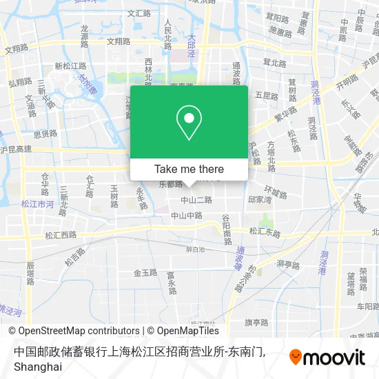 中国邮政储蓄银行上海松江区招商营业所-东南门 map