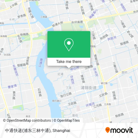 中通快递(浦东三林中通) map