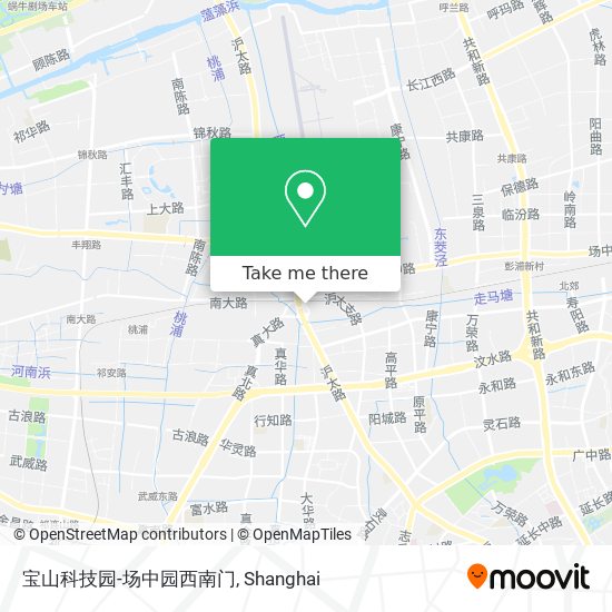 宝山科技园-场中园西南门 map