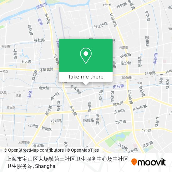 上海市宝山区大场镇第三社区卫生服务中心场中社区卫生服务站 map