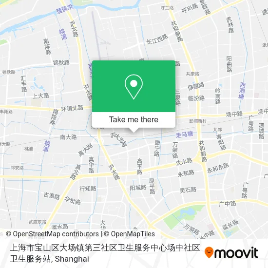 上海市宝山区大场镇第三社区卫生服务中心场中社区卫生服务站 map