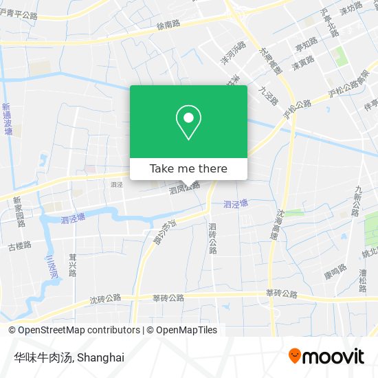 华味牛肉汤 map