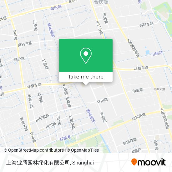 上海业腾园林绿化有限公司 map