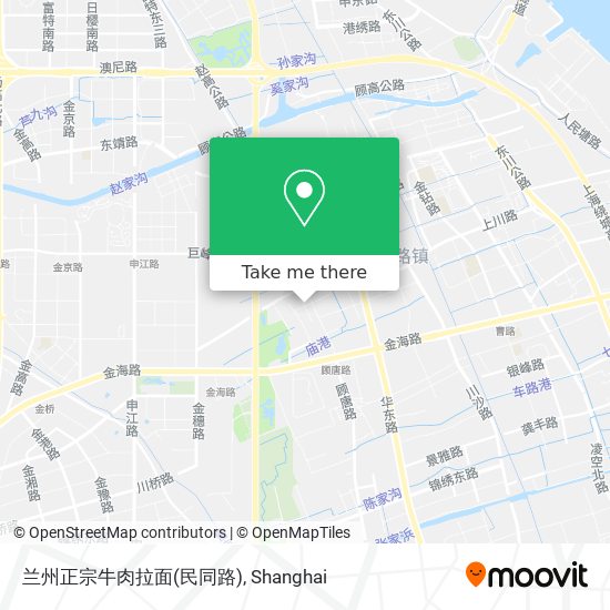 兰州正宗牛肉拉面(民同路) map