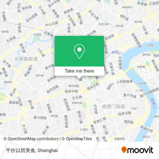 平价以纫美食 map