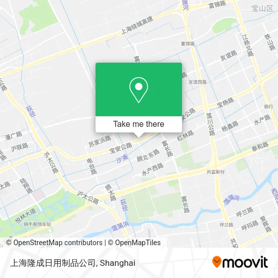 上海隆成日用制品公司 map