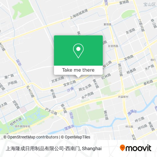 上海隆成日用制品有限公司-西南门 map