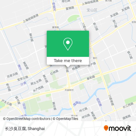 长沙臭豆腐 map