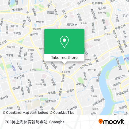 703路上海体育馆终点站 map