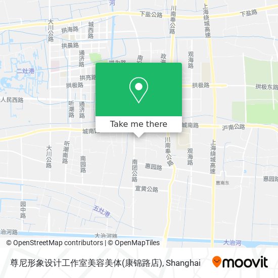 尊尼形象设计工作室美容美体(康锦路店) map