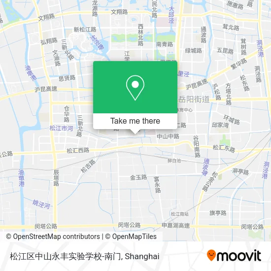 松江区中山永丰实验学校-南门 map