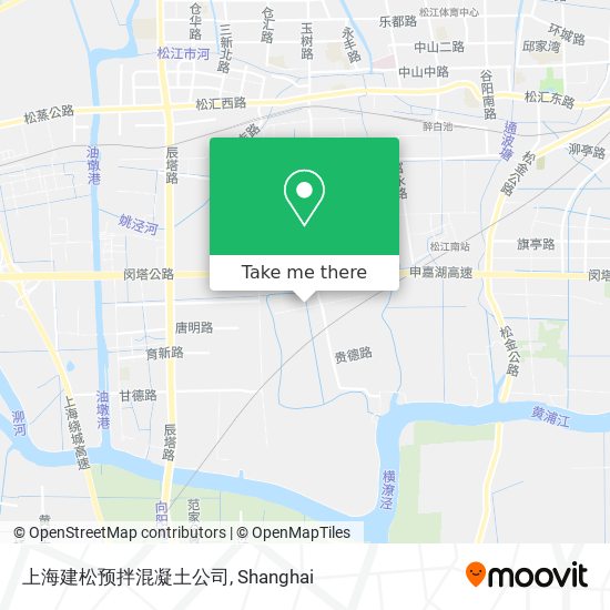 上海建松预拌混凝土公司 map