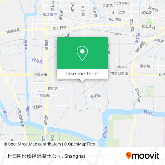 上海建松预拌混凝土公司 map