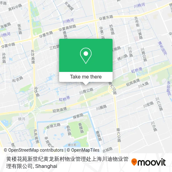 黄楼花苑新世纪黄龙新村物业管理处上海川迪物业管理有限公司 map