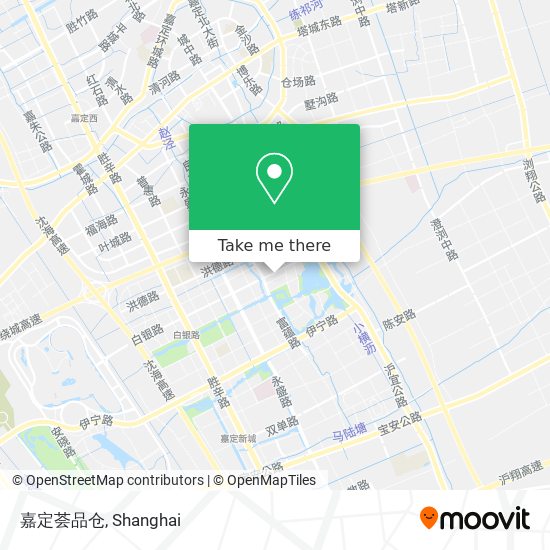 嘉定荟品仓 map