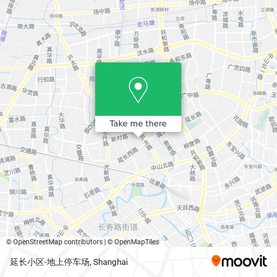 延长小区-地上停车场 map