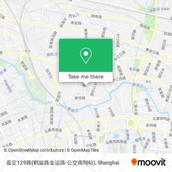 嘉定129路(鹤旋路金运路-公交南翔站) map