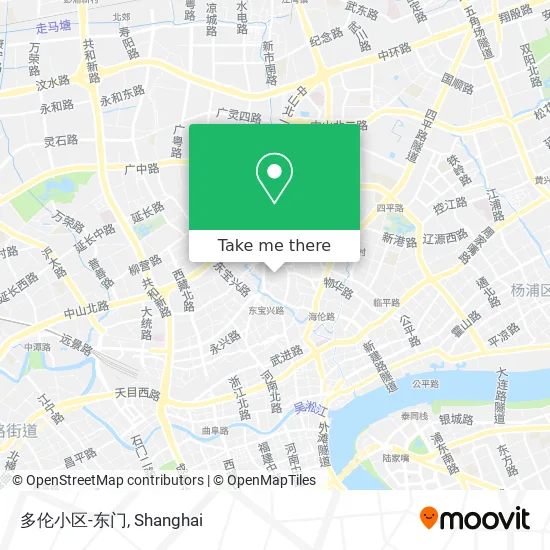 多伦小区-东门 map
