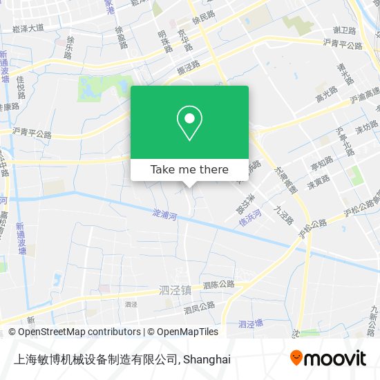 上海敏博机械设备制造有限公司 map