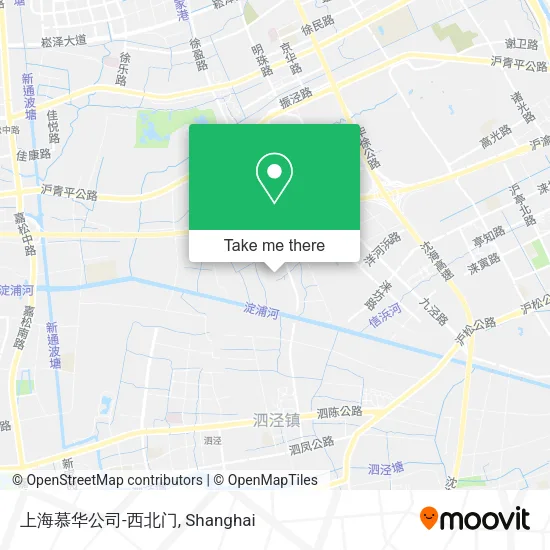 上海慕华公司-西北门 map