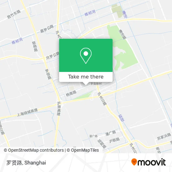 罗贤路 map