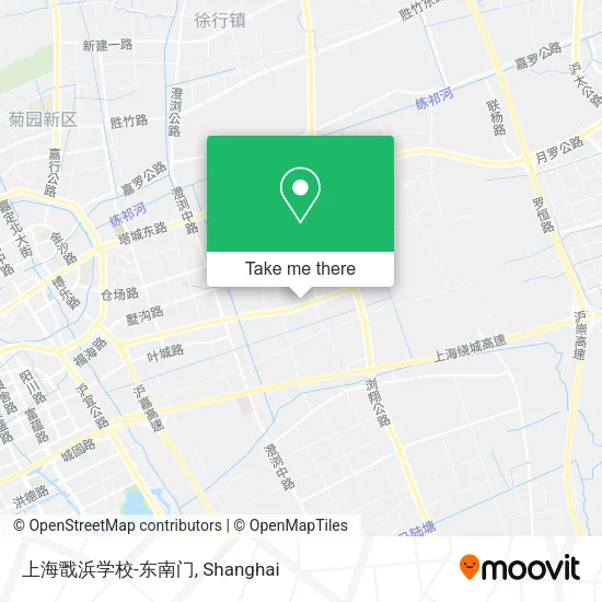 上海戬浜学校-东南门 map