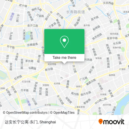 达安长宁公寓-东门 map