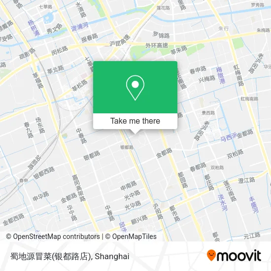 蜀地源冒菜(银都路店) map