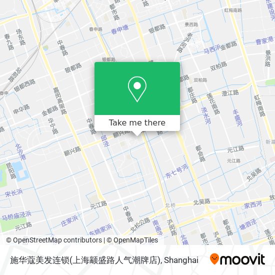 施华蔻美发连锁(上海颛盛路人气潮牌店) map