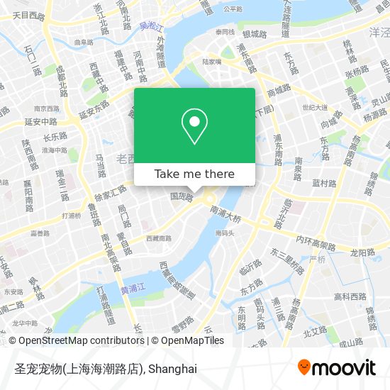圣宠宠物(上海海潮路店) map