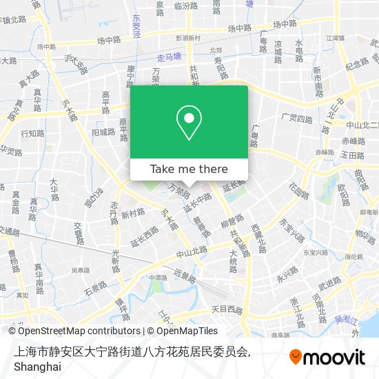 上海市静安区大宁路街道八方花苑居民委员会 map
