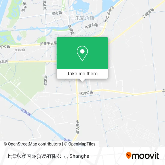 上海永寨国际贸易有限公司 map
