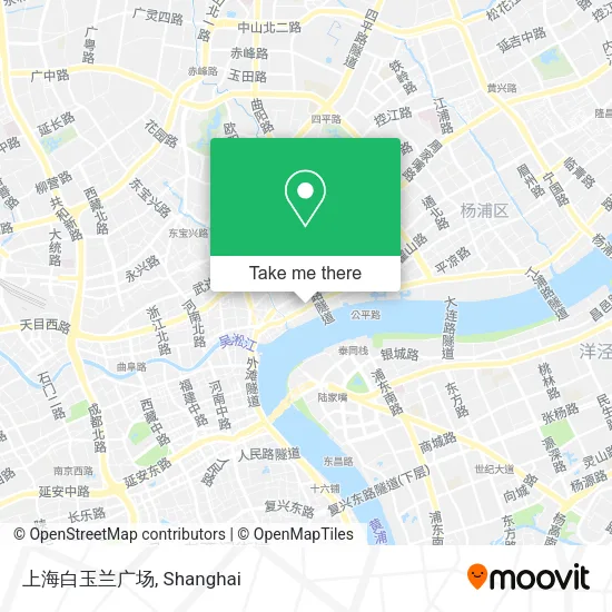 上海白玉兰广场 map