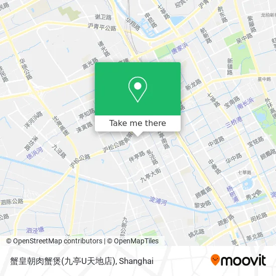 蟹皇朝肉蟹煲(九亭U天地店) map