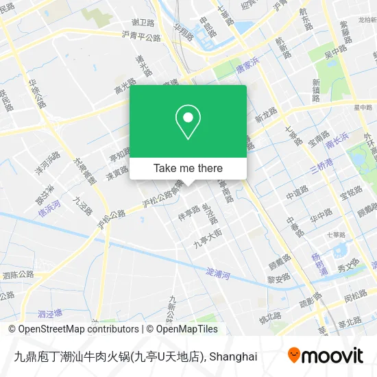九鼎庖丁潮汕牛肉火锅(九亭U天地店) map