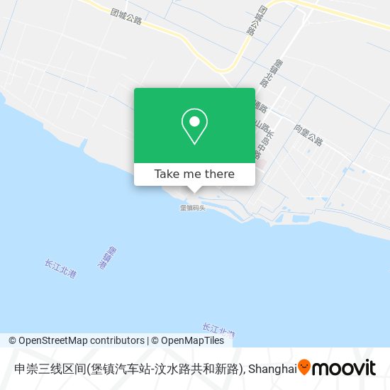 申崇三线区间(堡镇汽车站-汶水路共和新路) map